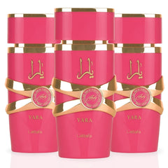 Yara Candy Eau De Parfum Spray 100ML (3.4 OZ) By Lattafa| Indulge In A Playful Burst Of Fruity Sweetness. (PACK OF 3)