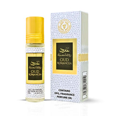 Oud Romancea Roll-On Perfume Oil - CPO 10ML (0.34OZ) by Ard Al Zaafaran | Long Lasting, Miniature Perfume Oil For Men & Women.