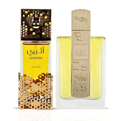 Atheeri & Angham Eau De Parfum Sprays 100ML (3.4 OZ) by Lattafa | A Whisper of Petals, A Spark of Spice—Two Scents, One Irresistible Story. (Bundle)