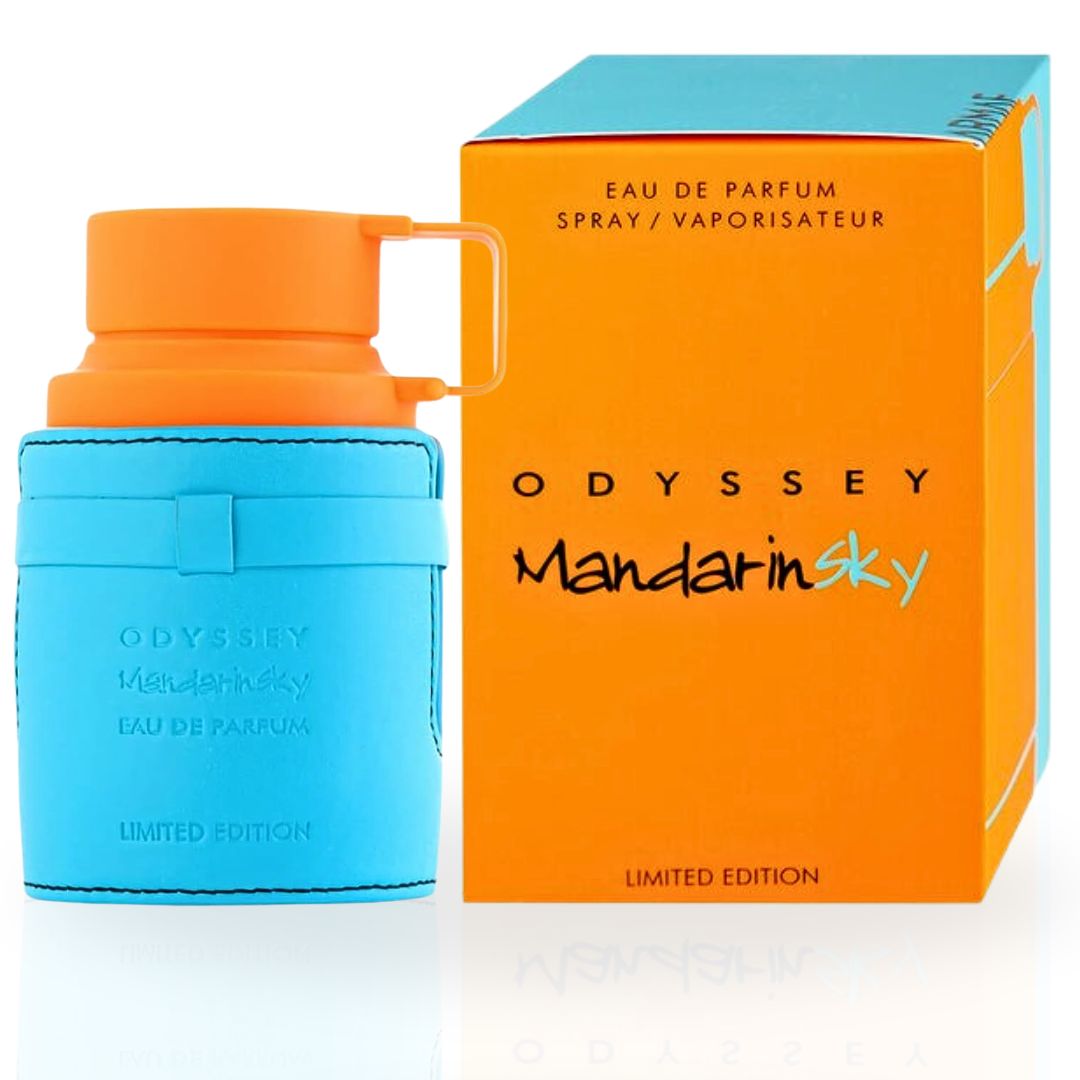 Odyssey Mandarin Sky Limited Edition EDP Spray 100ML (3.4 OZ) By Armaf | Long Lasting, Luxurious, Refreshing Aroma.