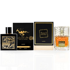 Khamrah EDP Spray 100ML & Qaed Al Fursan EDP Spray 90ML By Lattafa | One Powerful Scent, Paired With Another. (Bundle)