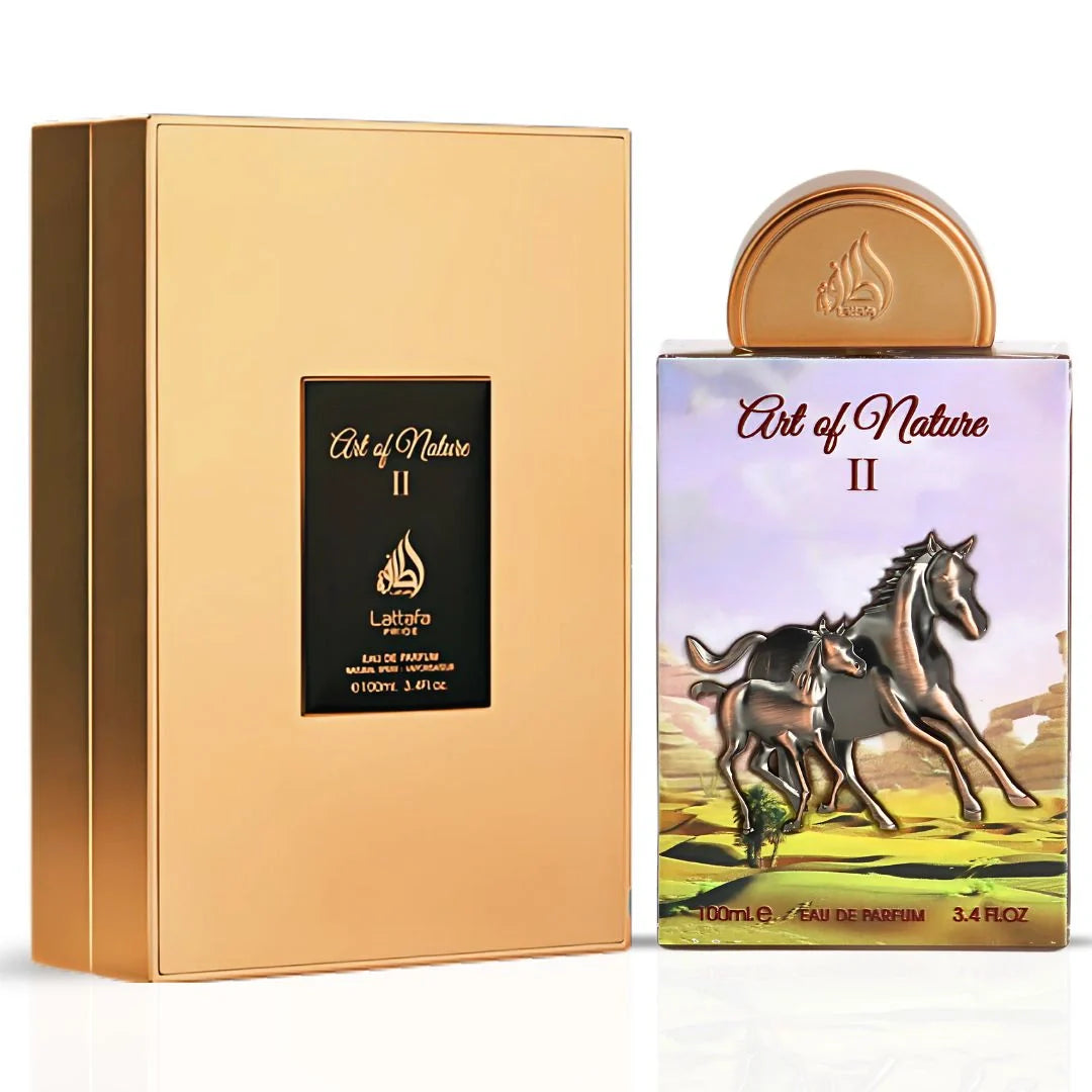 Art of Nature II Eau de Parfum Spray 100ml (3.4 oz) by Lattafa Pride | Citrus Light, Floral Heart, Woody Soul