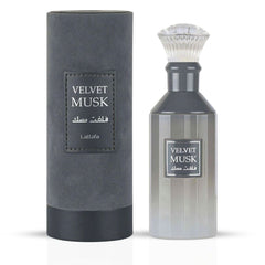 Velvet Musk Eau De Parfum Spray 100ML (3.4 OZ) By Lattafa | A Serene Fusion Of Airy White Musk, Creamy Vanilla & Rich Amber.