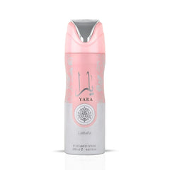Yara Perfumed Body Spray 200ml (6.7 oz) for Women by Lattafa | Stay Fresh With a Soft Blend of Orchid, Tropical Fruits & Creamy Vanilla