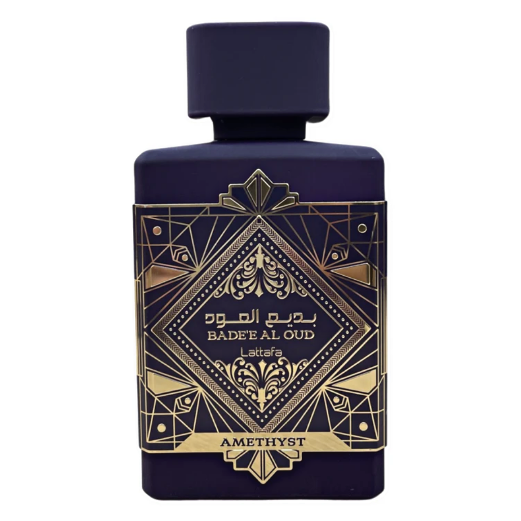 Badee Al Oud Amethyst EDP - 100ML by Lattafa (WITH VELVET POUCH)