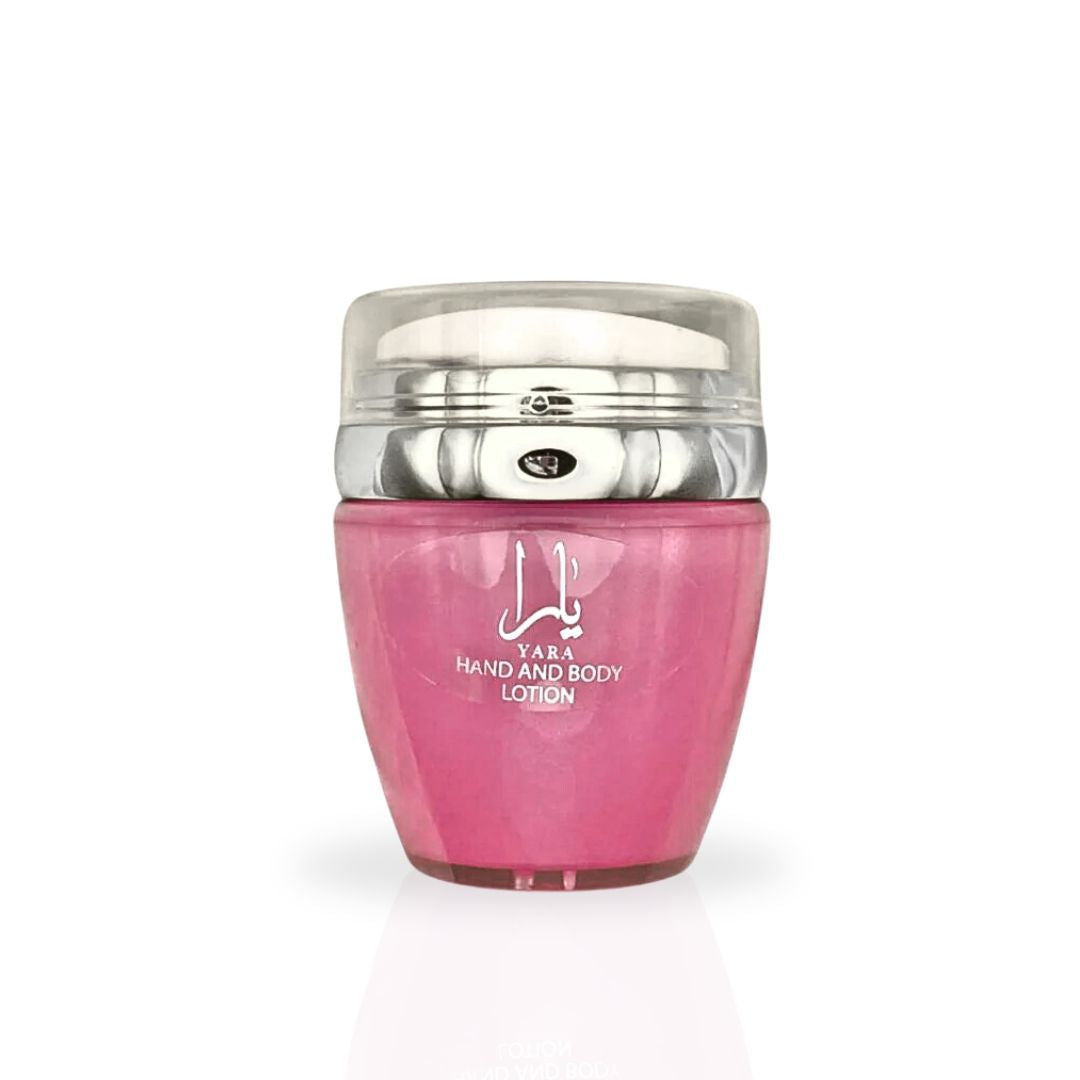 Yara Hand & Body Lotion 45ML (1.53 OZ) By Ard Al Zaafaran (Velvet Pouch)