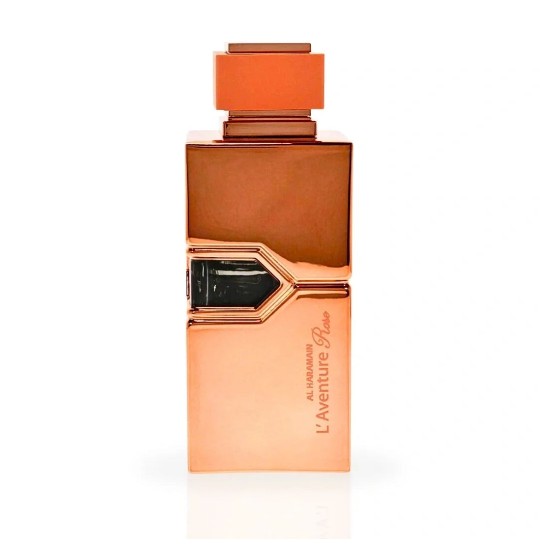 L'Aventure Rose Eau de Parfum Spray 200ML (6.76 OZ) by Al Haramain (Velvet Pouch)