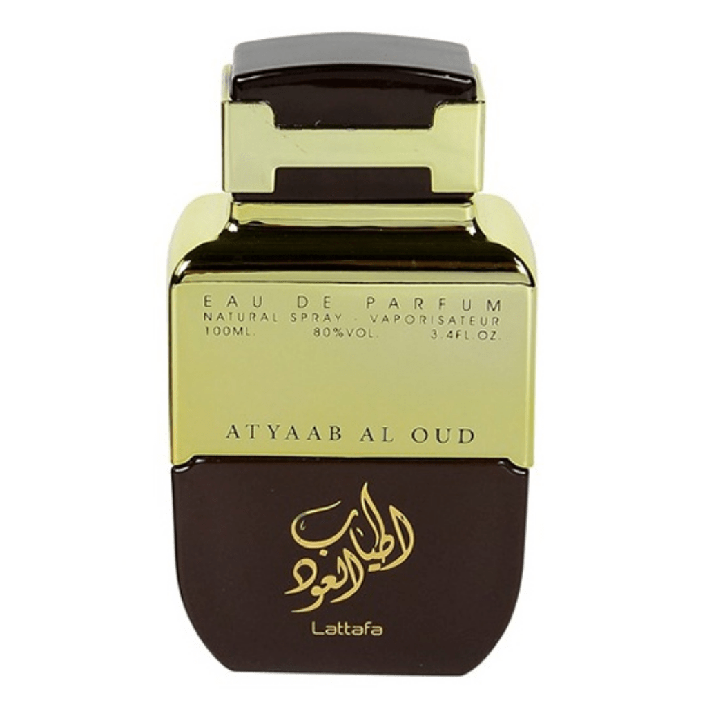 Atyaab Al Oud EDP - 100ML(3.4 oz) by Lattafa (WITH VELVET POUCH)