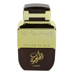 Atyaab Al Oud EDP - 100ML(3.4 oz) by Lattafa (WITH VELVET POUCH)