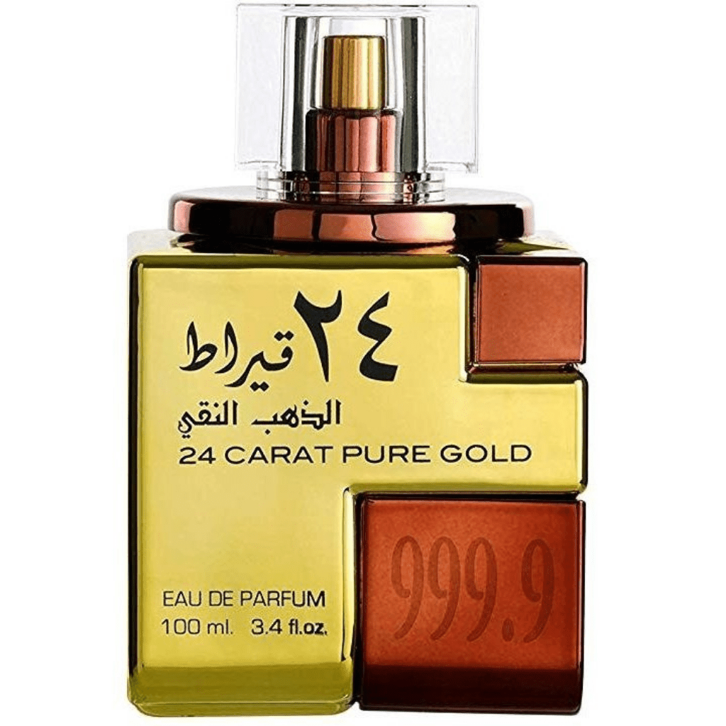 24 Carat Pure Gold EDP - 100ml by Lattafa (WITH VELVET POUCH)