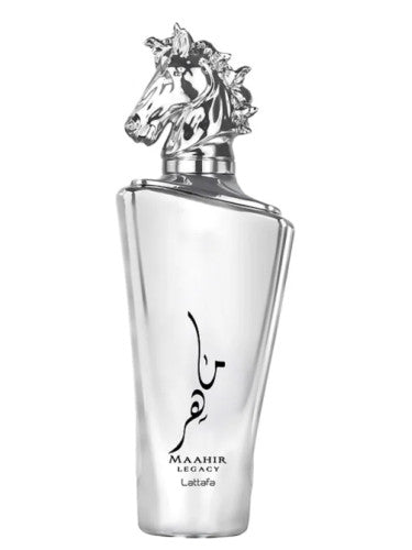 Maahir Legacy EDP-100ML (3.4Oz) By Lattafa Perfumes. (WITH VELVET POUCH)