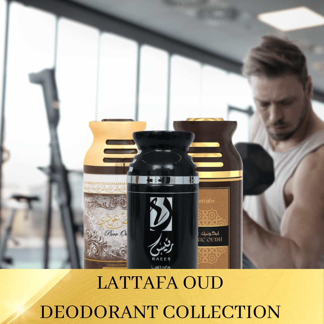 Lattafa Oud 250ml Men Deo Collection-Pure Oudi, Raaes, Iconic Oudh