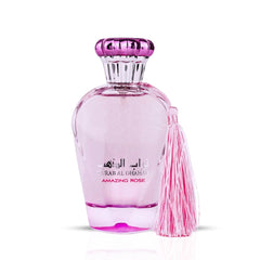 Turab Al Dhahab Amazing Rose Eau De Parfum Spray 100ML (3.4 OZ) by Ard Al Zaafaran (Velvet Pouch)