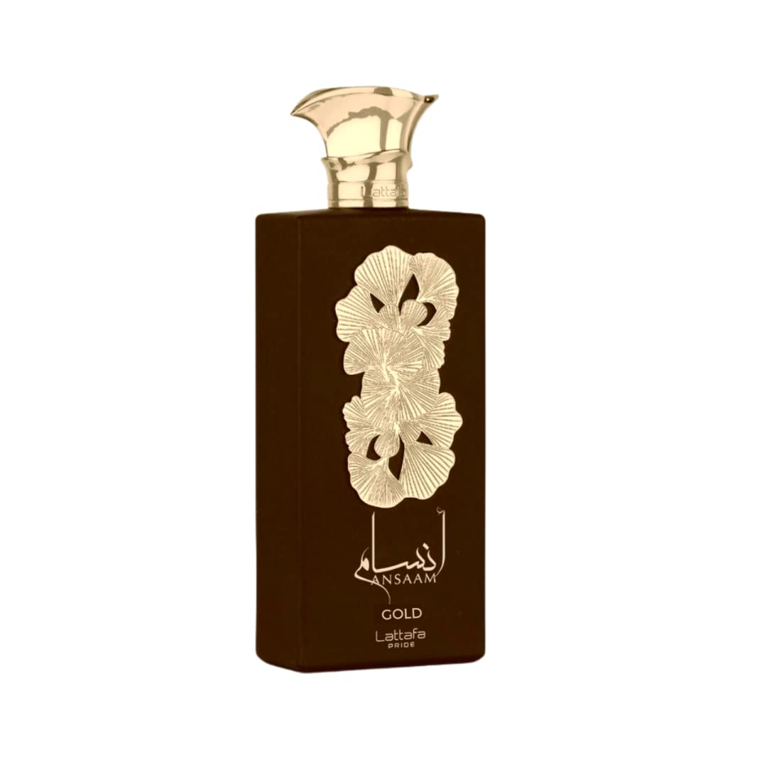 Ansaam Gold EDP -100 ML (3.4 Oz) I By Lattafa Pride (WITH VELVET POUCH)