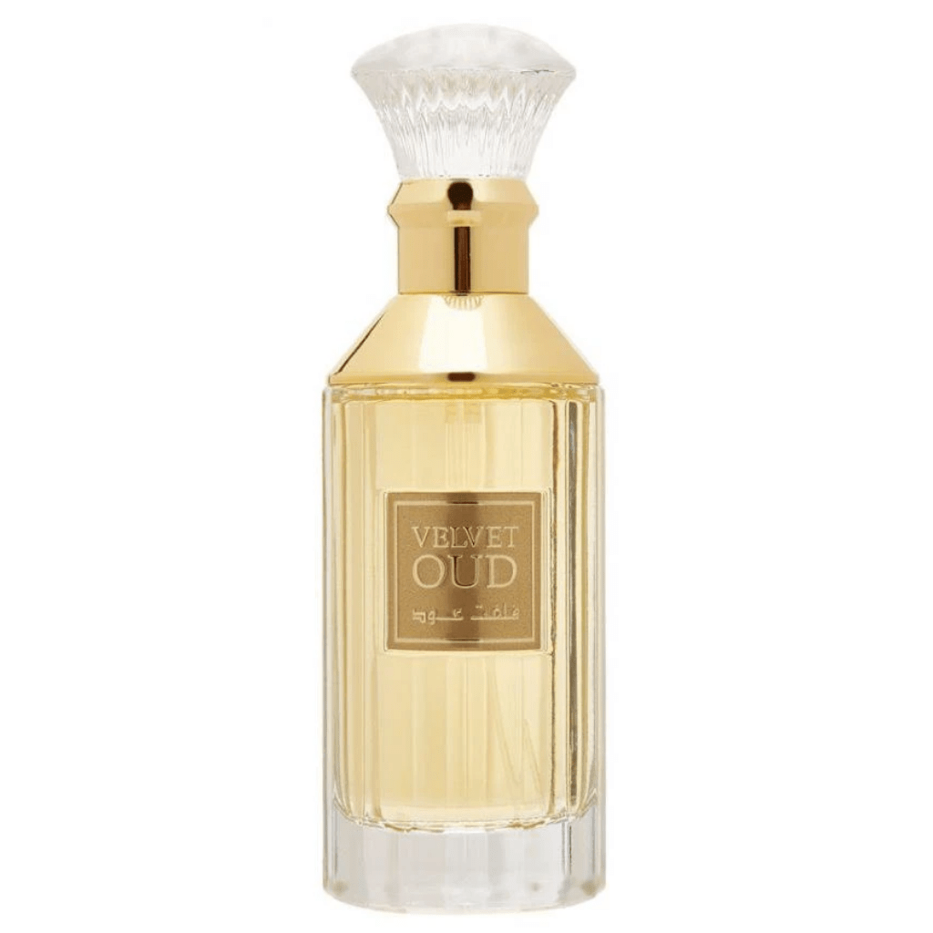 Velvet Oud EDP - 100ML (3.4 oz) by Lattafa (WITH VELVET POUCH)