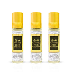 Oud Romancea Perfume Oil (PACK OF 3) - 10Ml (0.34oz) by Ard Al Zaafaran