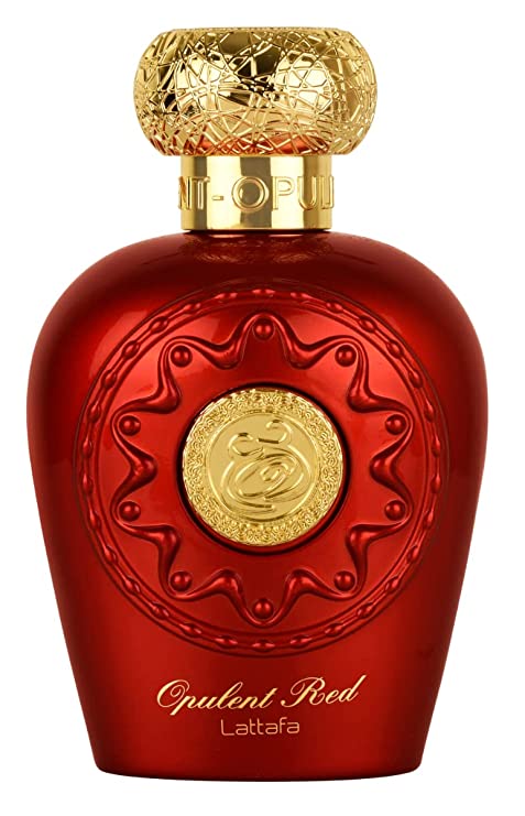 Opulent Red EDP - 100ml (3.4 oz) by Lattafa (WITH VELVET POUCH)
