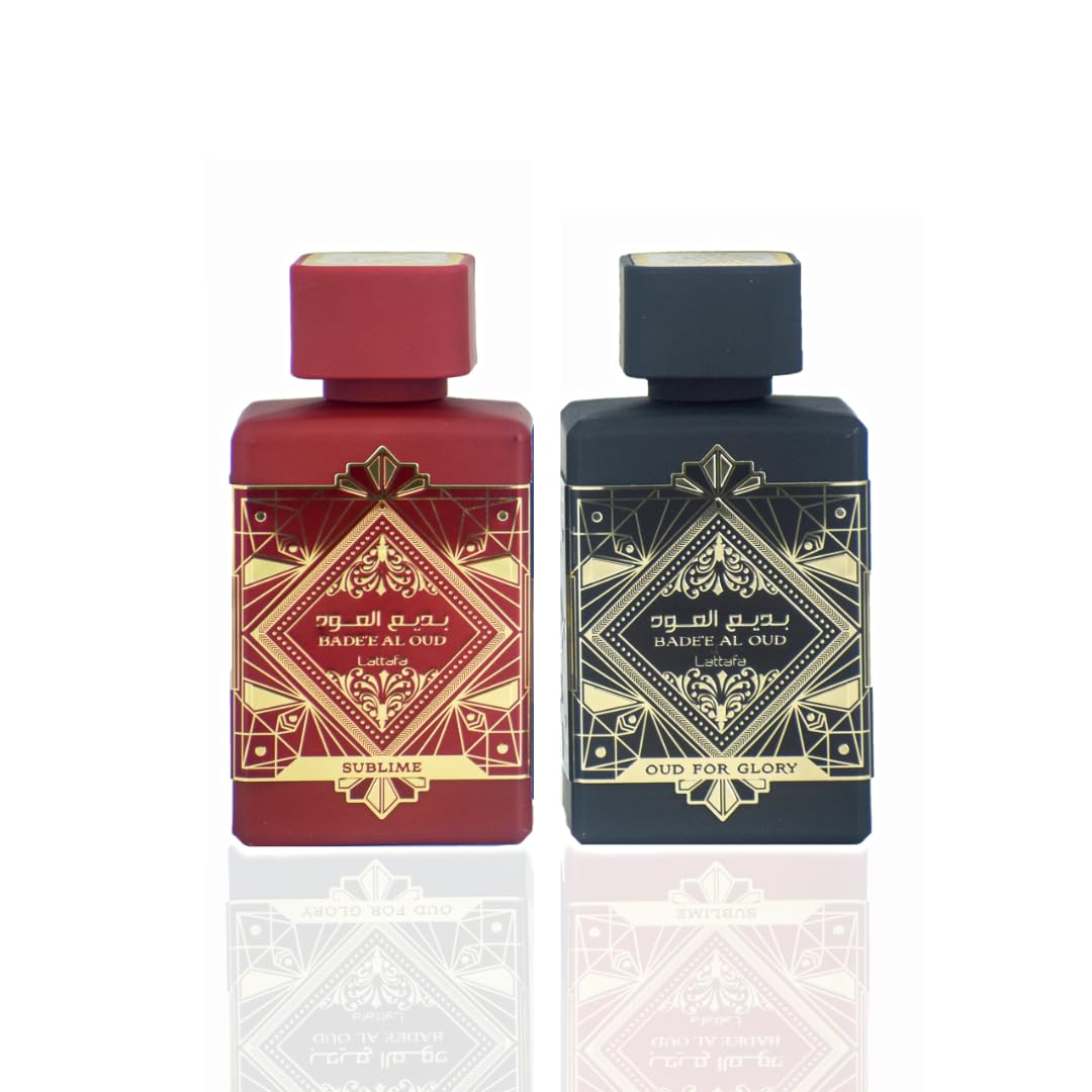 Bade'e Al Oud & Bade'e Al Oud Sublime EDP | By Lattafa Perfumes - Where Warmth Meets Opulence in Perfumery