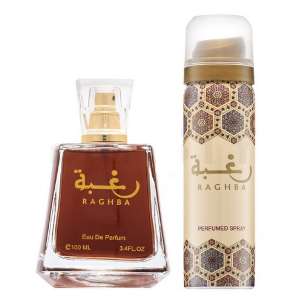 Raghba for Women EDP-100ML w/Deo by Lattafa (WITH VELVET POUCH)
