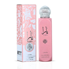 Yara All Over Spray 150ml (5.07 oz) by Lattafa | Tangerine Dawn, Tropical Heart, Vanilla Sunset