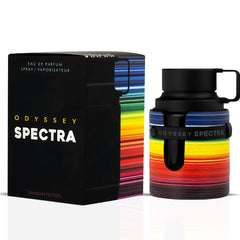 Odyssey Spectra Rainbow Edition Eau de Parfum Spray 100ML (3.4 OZ) by Armaf | Spiced Fruit, Floral Finesse & A Smoky-Sweet Embrace.