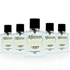 Affection EDP 20ML (0.6 OZ) By Lattafa Pride | Travel Size, Fragrance Miniatures. (PACK OF 5)