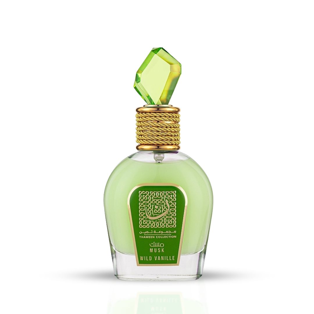 Wild Vanille - Thameen Collection Musk Eau De Parfum Spray 100ML (3.4 OZ) by Lattafa (Velvet Pouch)