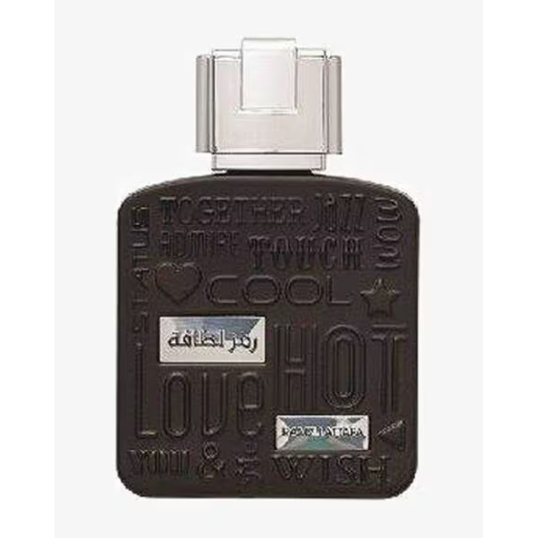 Ramz Lattafa Silver for Men EDP - 30ML by Lattafa (WITH VELVET POUCH)