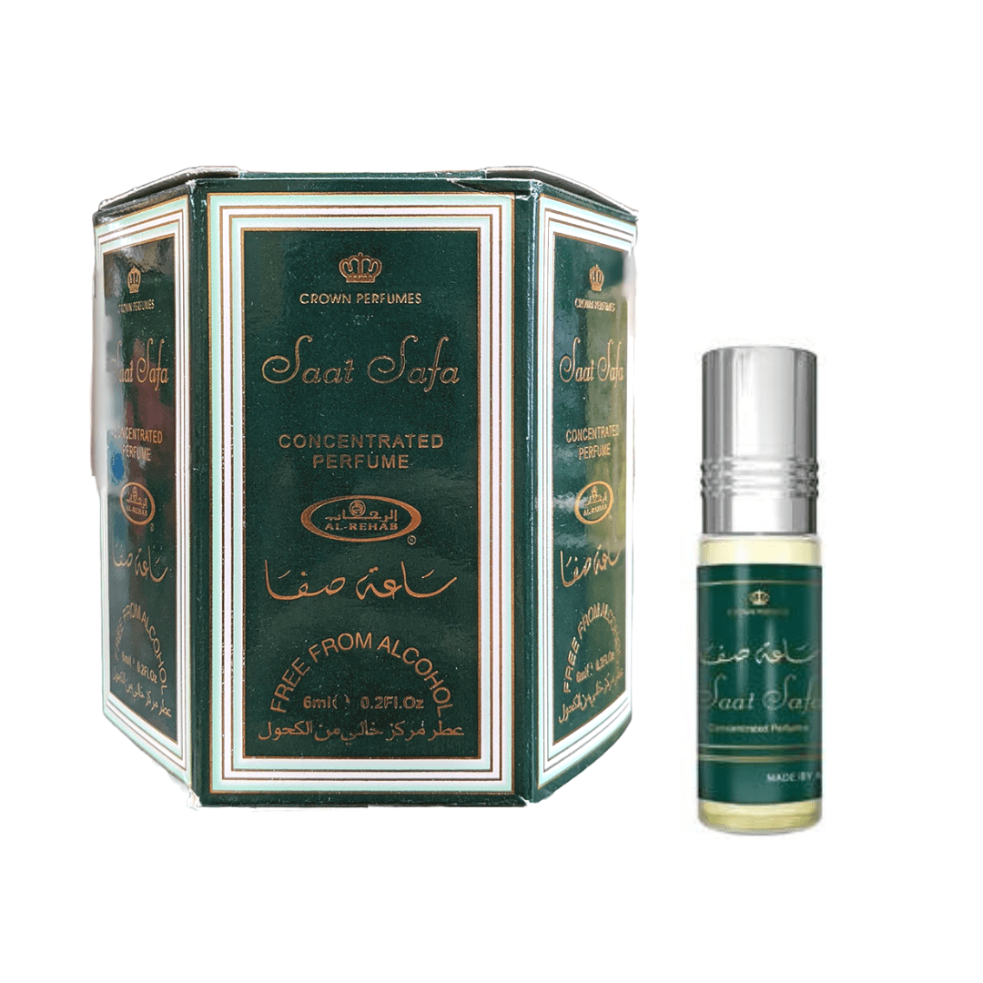 Saat Safa- 6ml (.2oz) Roll-on Perfume Oil by Al-Rehab (Box of 6)