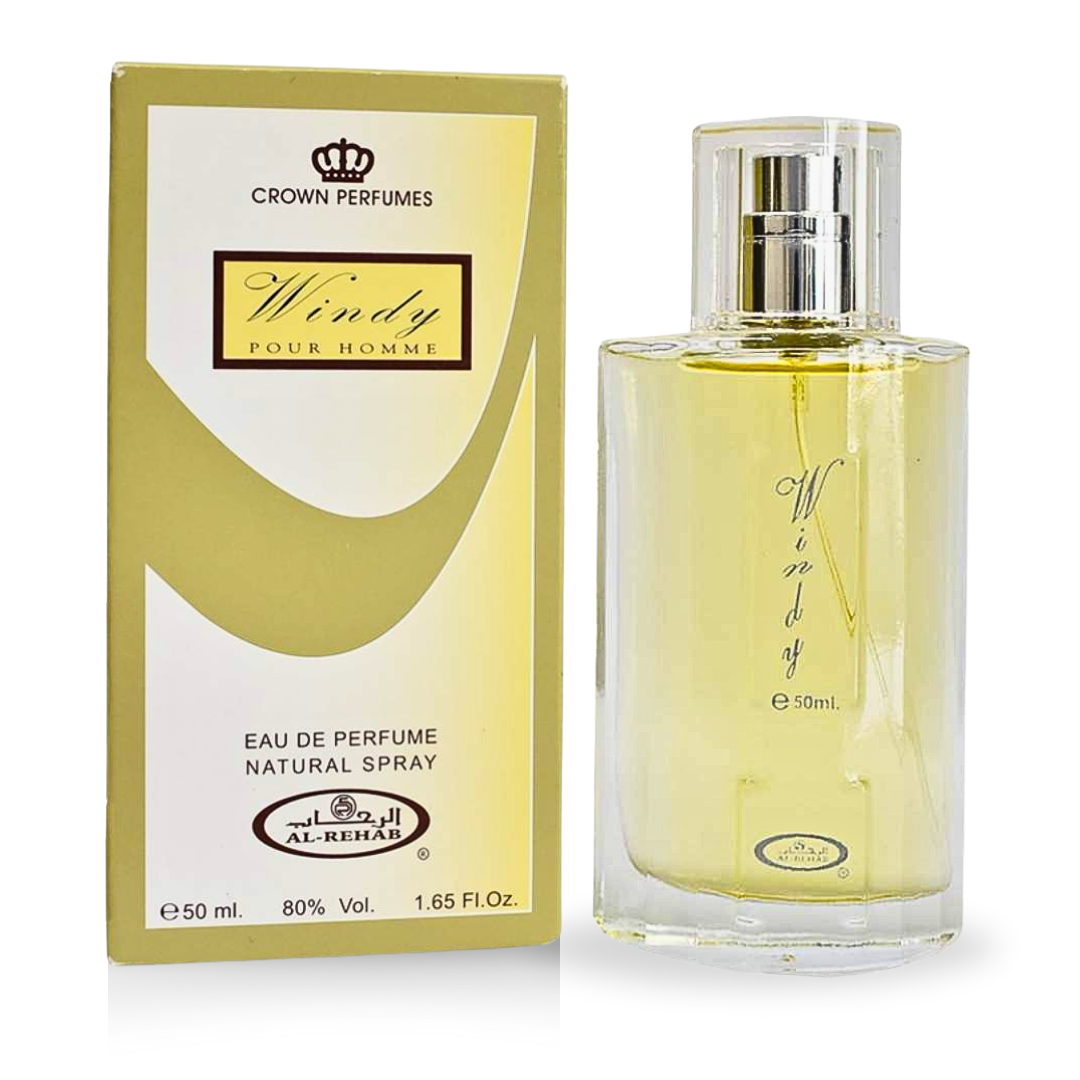 Windy Pour Homme EDP - 50ML (1.7 OZ) By Al Rehab