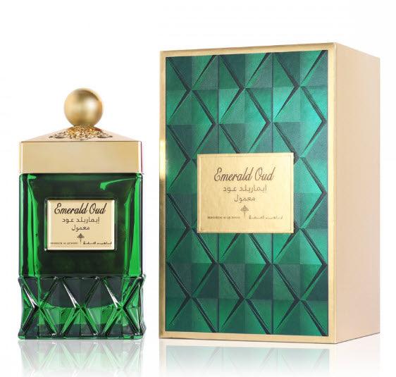 Bakhoor Maamoul Emerald Oud  70gm Incense Ibraheem Al Qurashi Perfumes