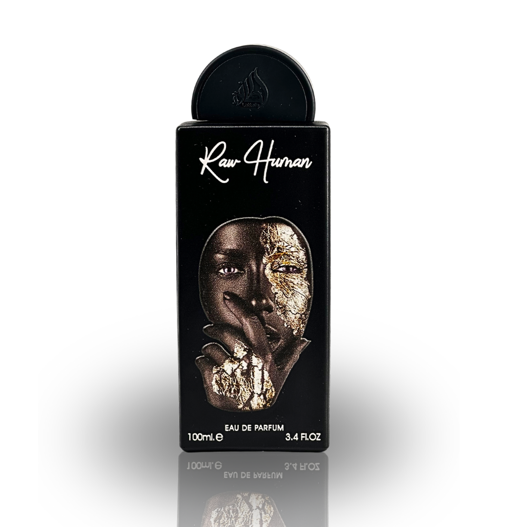 Raw Human EDP 100Ml (3.4Oz) By Lattafa Pride (WITH VELVET POUCH)