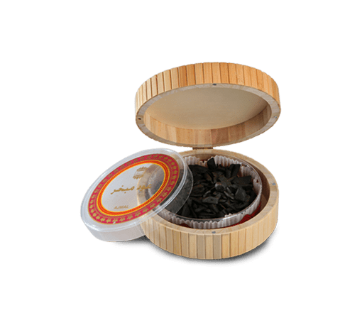 Oudh Mubakhar Bamboo Box Bakhoor - 50 GMS by Ajmal